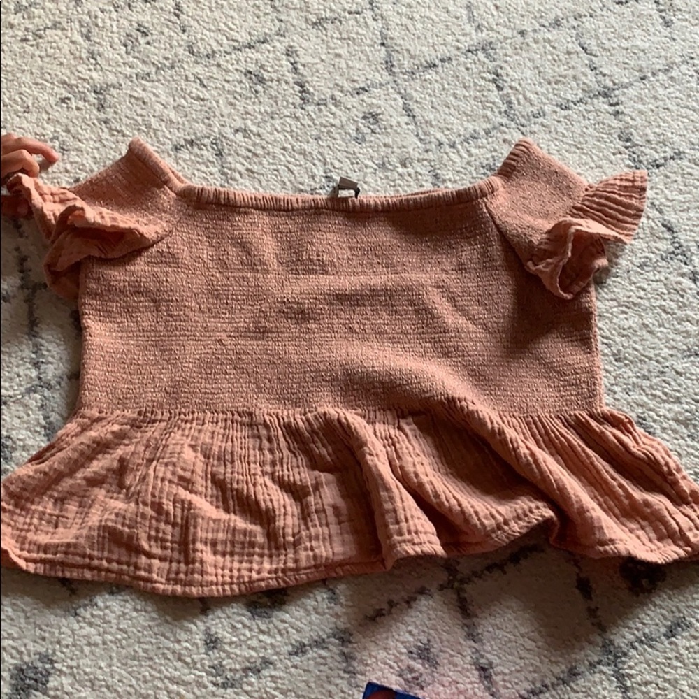 American Eagle Crop OTS Top L